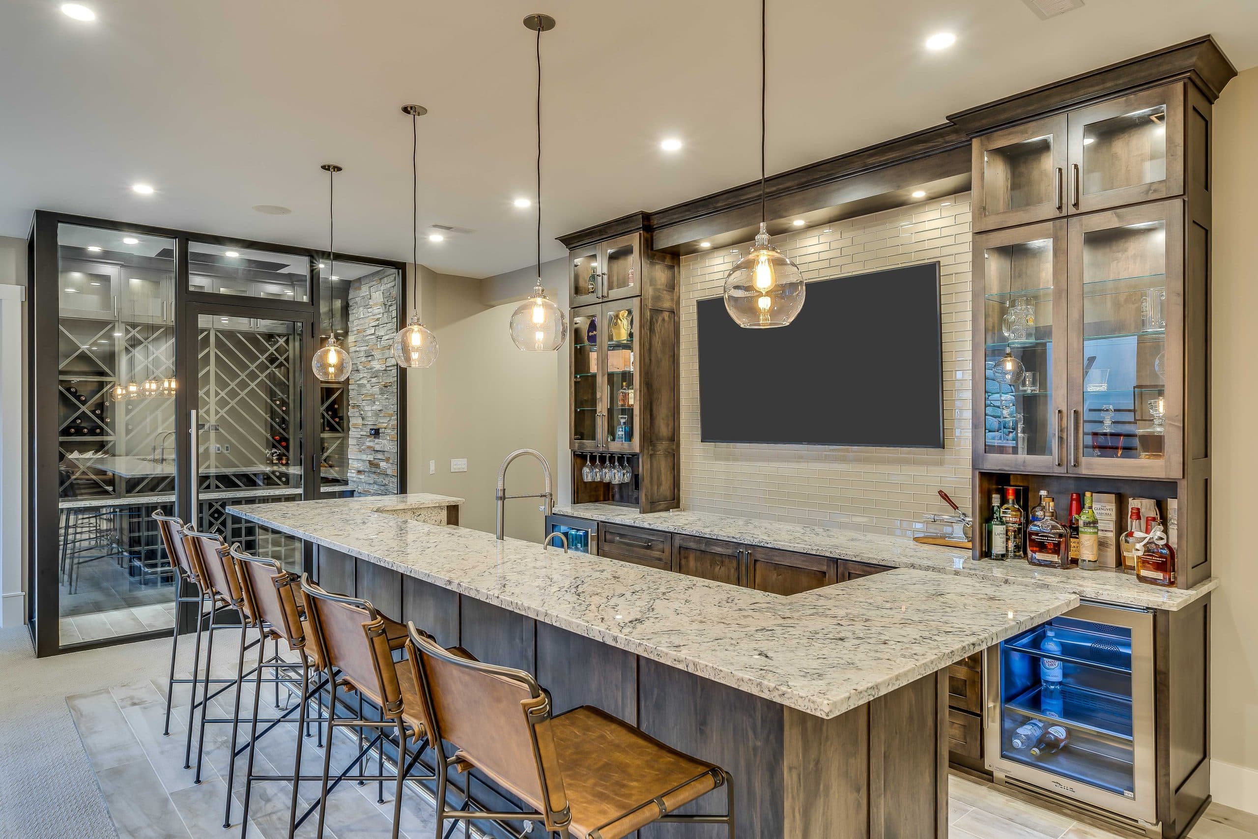 Custom basement remodeling in Atlanta by ATL Custom Remodels